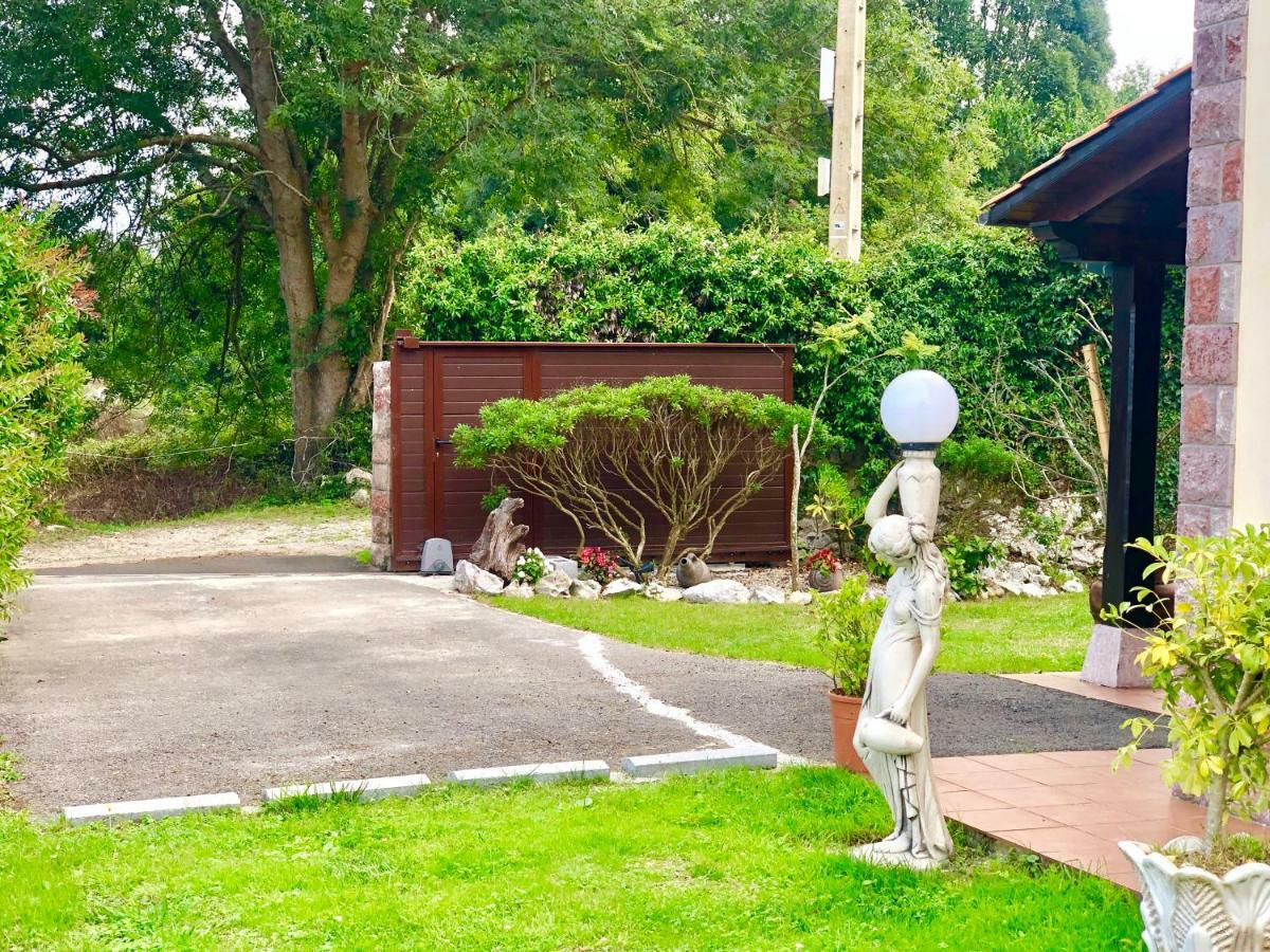 Casa Frente A Los Bufones De Pria Villa Llames de Pria Bagian luar foto