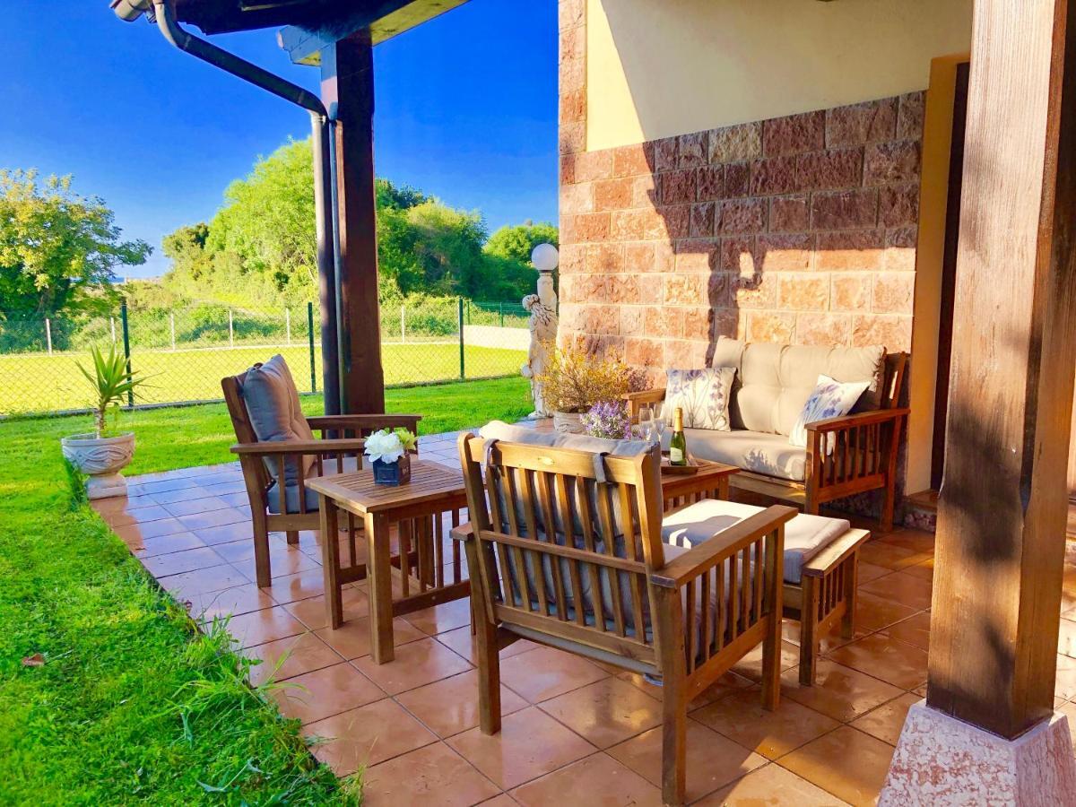 Casa Frente A Los Bufones De Pria Villa Llames de Pria Bagian luar foto
